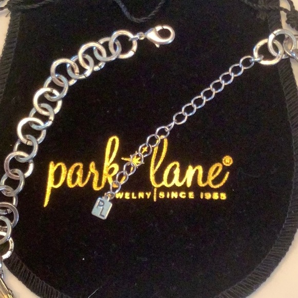 Park Lane Demi Statement Necklace Fiery Green “Opal” Amethyst, Mother of Pearl - Picture 6 of 15